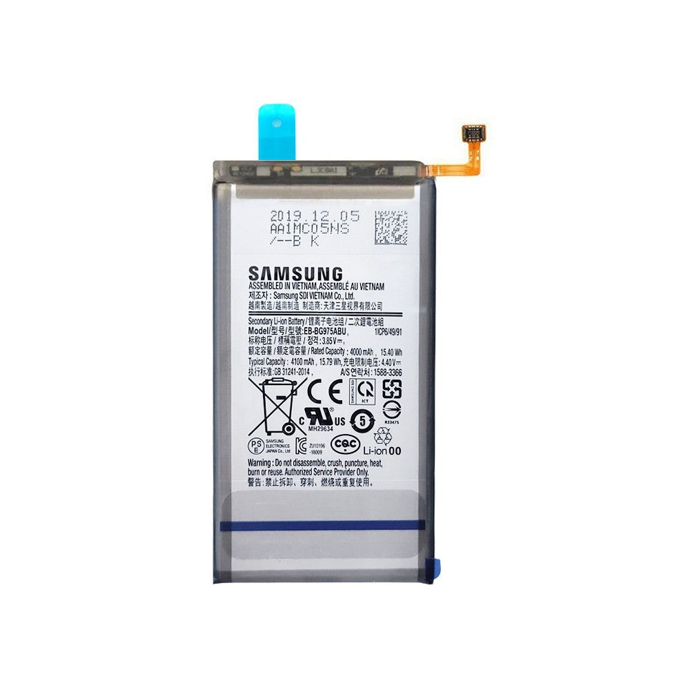 Samsung Galaxy S10 Plus (SM-G975F) Battery 4000mAh GH82-18827A EB-BG975ABU (Gold) Samsung Galaxy S10 Plus (SM-G975F) Battery 4000mAh GH82-18827A EB-BG975ABU (Gold)